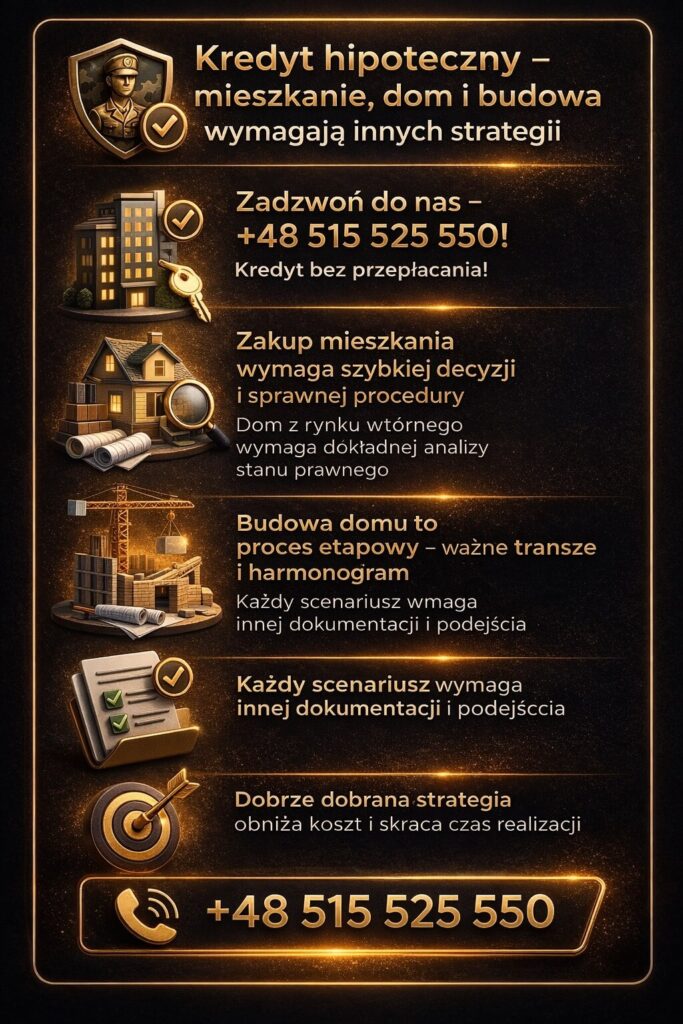 Doradca kredytowy Nowogród – kredyt hipoteczny na mieszkanie, dom lub budowę wymaga indywidualnej strategii. Analiza stanu prawnego nieruchomości, dobór dokumentów i optymalizacja procesu pozwalają skrócić czas oraz obniżyć koszt finansowania
