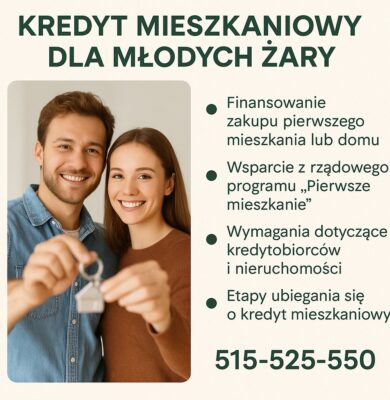 kredyt mieszkaniowy dla mlodych Żary