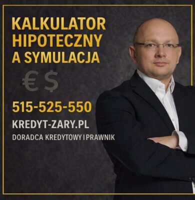 Grafika porównująca kalkulator hipoteczny z profesjonalną symulacją kredytu hipotecznego przygotowaną przez doradcę kredytowego i prawnika. Pokazuje różnice w analizie kosztów, ryzyk i zdolności kredytowej, podkreślając znaczenie bezpiecznej decyzji finansowej.