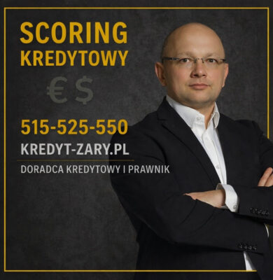 Scoring kredytowy - doradca kredytowy i prawnik z Żar wyjaśnia, jak punktacja w BIK wpływa na decyzję banku o kredycie hipotecznym, zdolność kredytową oraz warunki umowy. Profesjonalna pomoc w poprawie scoringu, analizie raportów i negocjacjach kredytowych